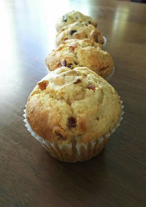 ホットケーキMIXドライフルーツマフィン-レシピのメイン写真