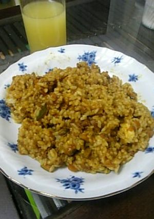 残ったカレーで☆カレーリゾット-レシピのメイン写真
