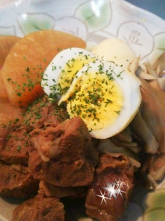 牛肉とだいこんのオイスターソース煮♡-レシピのメイン写真