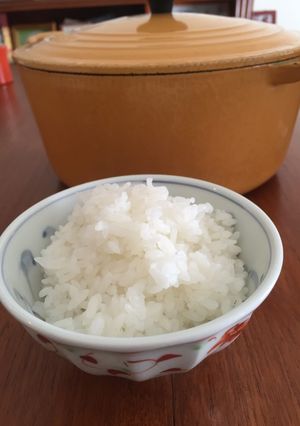 ルクルーゼで白米を炊こう!-レシピのメイン写真