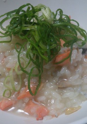 鮭とちりめんジャコで美味しいお粥☆-レシピのメイン写真