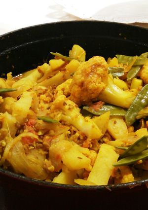 ネパールで教わったカリフラワーカレー-レシピのメイン写真