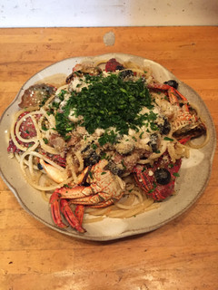 モクズガニのパスタ-レシピのメイン写真
