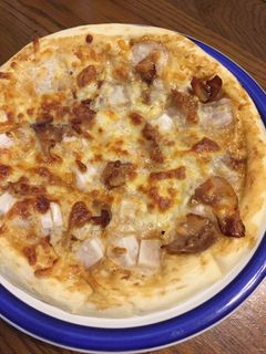 バラ肉と餅の和風 ピザ-レシピのメイン写真