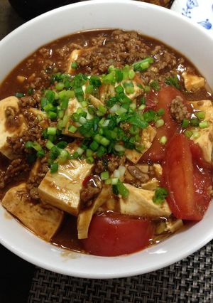 油を使わない簡単マーボートマト豆腐-レシピのメイン写真