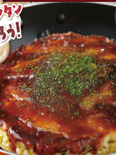 10分で完成♪フライパン簡単お好み焼-レシピのメイン写真
