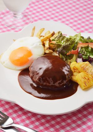 パインのトロピカルソース ハンバーグ-レシピのメイン写真