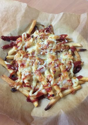 フライドポテト チーズ焼き 節約料理-レシピのメイン写真
