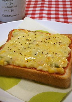ポテトサラダリメイク☆チーズトースト-レシピのメイン写真