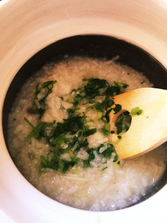 炊飯土鍋で生米から炊く七草粥-レシピのメイン写真