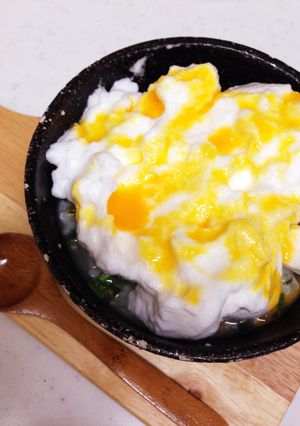 七草粥メレンゲ乗せ-レシピのメイン写真