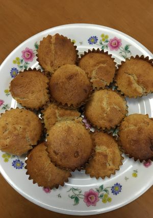 ホワイトチョコとくるみのカップケーキ-レシピのメイン写真