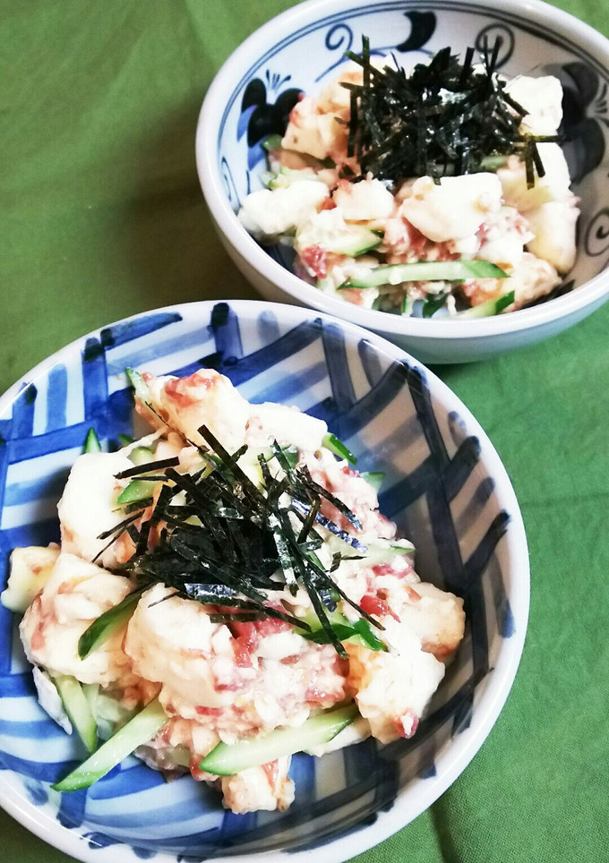 簡単♪たたき長芋ときゅうりの梅肉和え-レシピのメイン写真