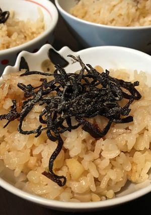 シンプル☆貝柱（あこや貝）炊き込みご飯♡-レシピのメイン写真