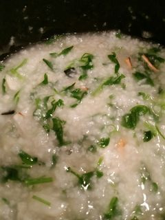 松茸のお吸い物で七草粥-レシピのメイン写真