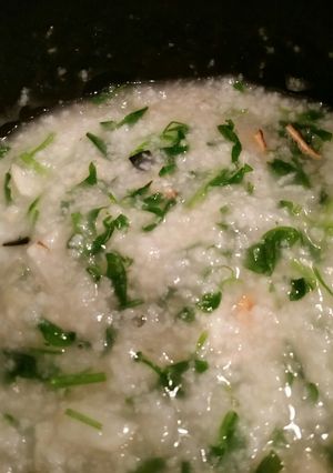 松茸のお吸い物で七草粥-レシピのメイン写真