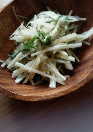 超簡単♬大根と大葉の混ぜ混ぜサラダ-レシピのメイン写真