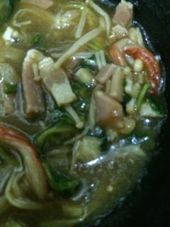 豆苗ときのことカニカマの炒め-レシピのメイン写真