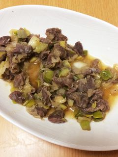 砂肝のネギ塩炒め!-レシピのメイン写真