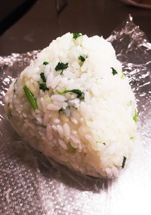 七草アレンジ〜おにぎり-レシピのメイン写真