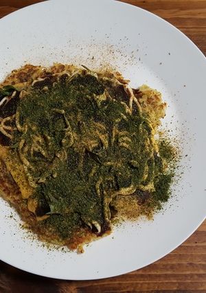 便利ツールを使ったお好み焼き-レシピのメイン写真