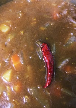 りんごとみかんのフルーティーなカレー。-レシピのメイン写真