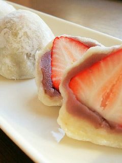 ミルク餅で苺大福♡-レシピのメイン写真