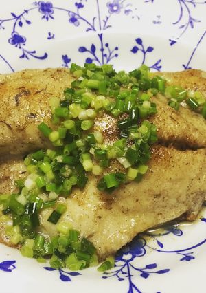 ブラックバスのムニエル バターのソース-レシピのメイン写真