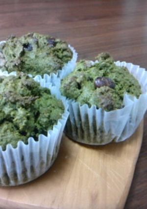 ホットケーキMIX＊抹茶マフィン-レシピのメイン写真