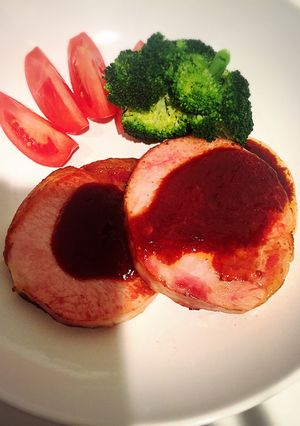めちゃくちゃおいしいハムステーキ！-レシピのメイン写真