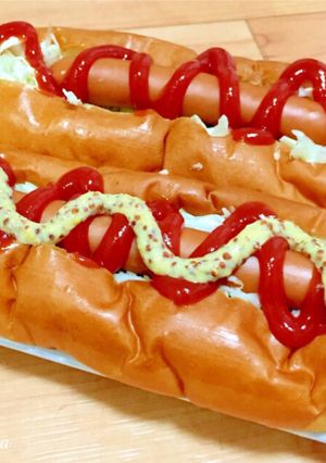 ソーセージパリッ！簡単ホットドッグ☆-レシピのメイン写真