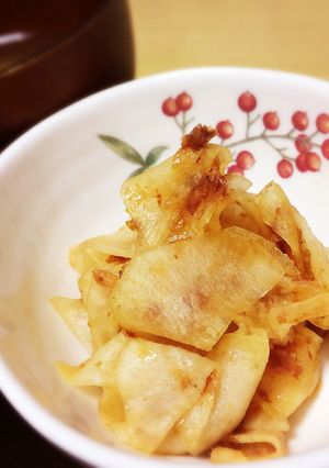 手間いらず☆簡単&適当大根のおかか和え-レシピのメイン写真