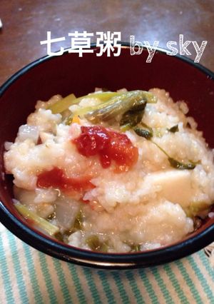 我が家の自称〜七草粥(炊飯器)-レシピのメイン写真