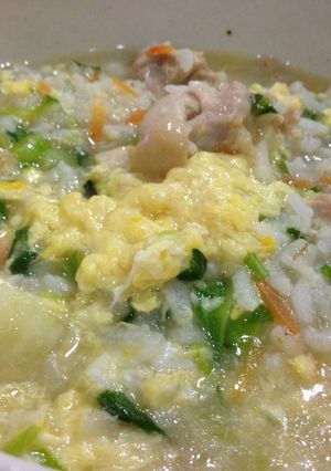 子供ウケ♪七草粥じゃなくて鶏入り七草雑炊-レシピのメイン写真