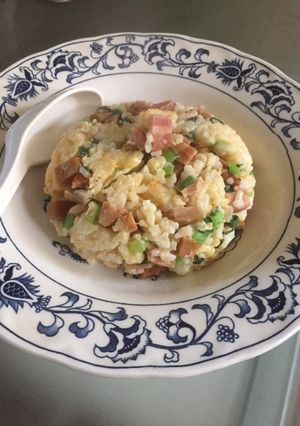 おせちの煮豚＆レトルト活用で美味炒飯！-レシピのメイン写真