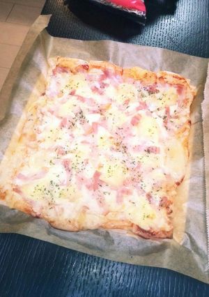 切り餅で簡単もちもちピザ♪-レシピのメイン写真