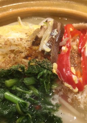 韓国餅のお一人様土鍋-レシピのメイン写真