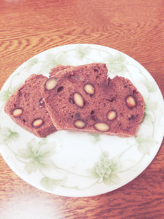 ココアと黒豆パウンドケーキ-レシピのメイン写真