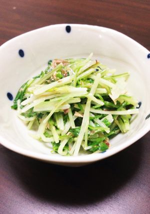 簡単に。水菜のマヨポン和え-レシピのメイン写真