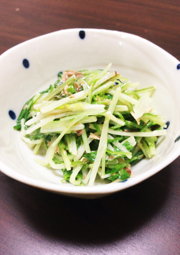 簡単に。水菜のマヨポン和え-レシピのメイン写真