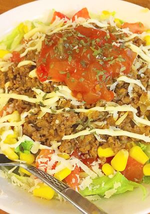 簡単に出来るお店に負けないタコライス-レシピのメイン写真