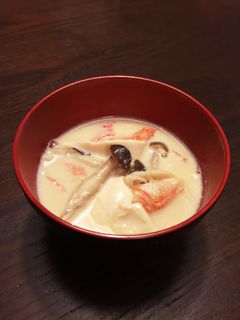めんつゆで簡単♩豆乳スープ-レシピのメイン写真