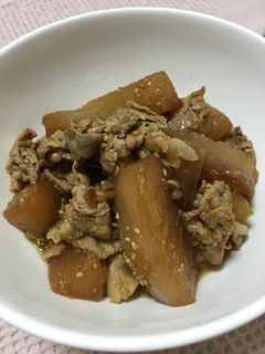 大根と牛肉の煮物(韓国風)-レシピのメイン写真