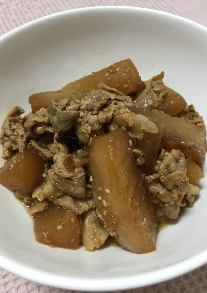 大根と牛肉の煮物（韓国風）-レシピのメイン写真