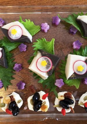 おもてなし:豆腐とクリームチーズのサラダ-レシピのメイン写真