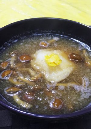 揚げ餅のなめこみぞれ汁-レシピのメイン写真
