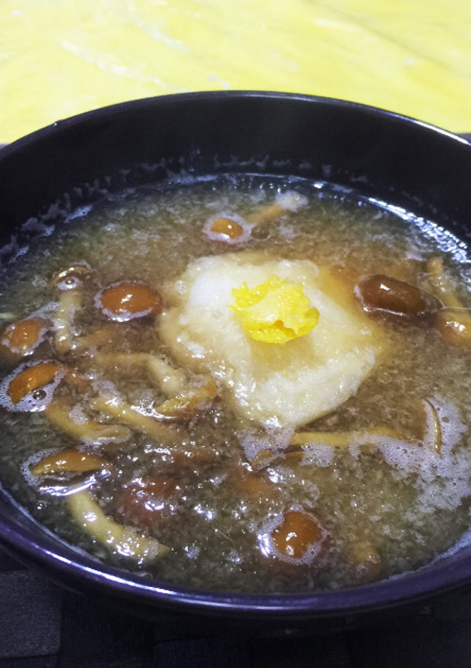 揚げ餅のなめこみぞれ汁-レシピのメイン写真