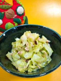 キャベツとツナの塩昆布和え-レシピのメイン写真