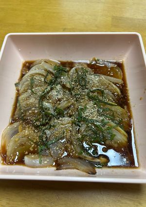 新玉ねぎの梅しょうゆ漬け-レシピのメイン写真