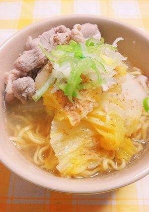 簡単☆サッポロ一番塩レモンラーメン♪-レシピのメイン写真